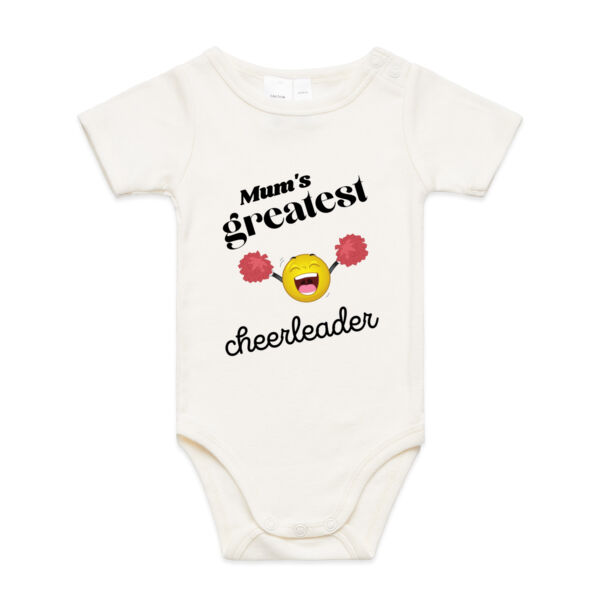 Mum'Greatest Cheerleader Bobysuit. - Mini-Me One-Piece Thumbnail